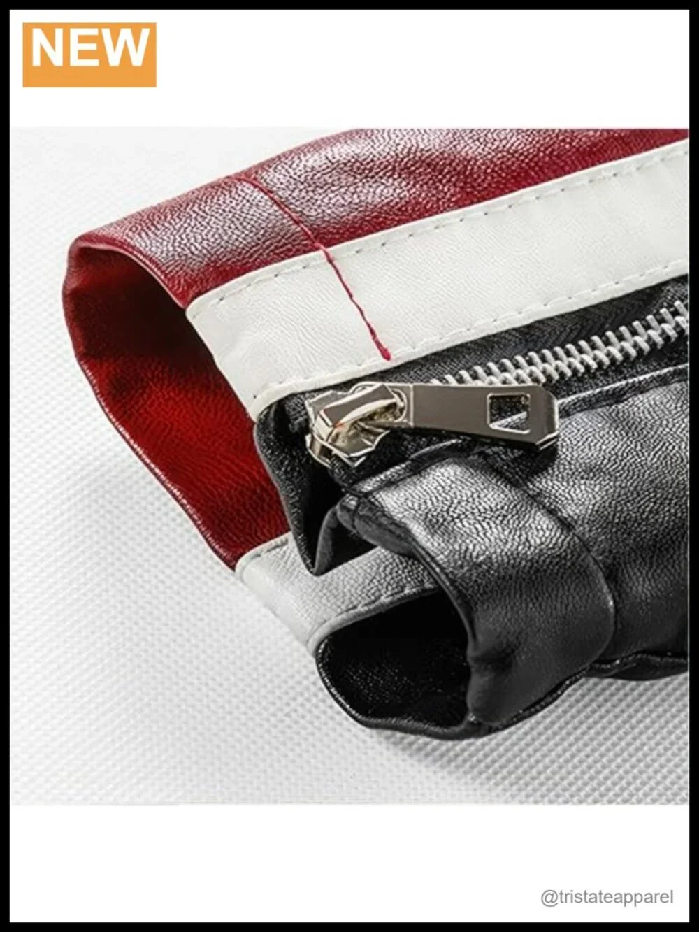 Men's Motorcycle Leather Jacket Stand Collar Biker Coat Genuine Leather Long